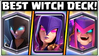 BEST WITCH DECK FOR EVERY WITCH IN CLASH ROYALE [upl. by Evelin]