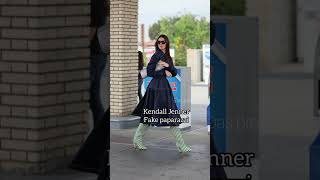 Kendall Jenner real vs fake paparazzi kendaljenner model real fake paparazzi viralshorts look [upl. by Maddox]