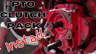 IH PTO clutch pack removal and replace [upl. by Zitvaa542]