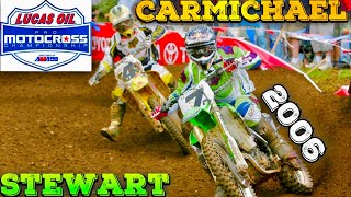 RICKY CARMICHAEL VS JAMES STEWART  2006 OUTDOORS [upl. by Douglass]