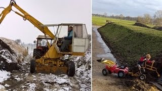 Graskuil openen  Opening grass silage  Melkveebedrijf Bouwman  Staphorst  2017 [upl. by Aer504]