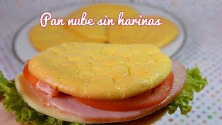 Pan nube SIN HARINA sin amasado 3 INGREDIENTES cloud bread [upl. by Landri]