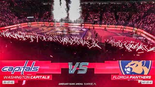 Washington Capitals vs Florida Panthers 282024 NHL 24 Gameplay [upl. by Llennahc]