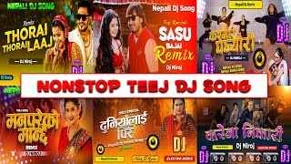 NonStop Teej Dj Song 2081  Dj Teej Songs  Nepali Dj Song Collection [upl. by Eceinert]