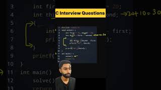 C Interview Questions3 cprogramming interviewquestions technicalinterview codinginterview code [upl. by Birkett]