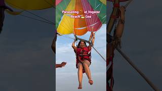 Cheapest Parasailing 🪂 in Goa…Must try water sports activity 😍 [upl. by Ailehs]