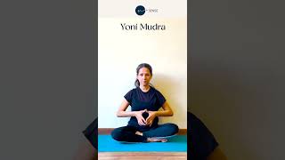 Yoni Mudra  Womb Gesture  Padmasana  Yoga for Beginners shorts [upl. by Immas]