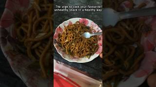 Whole wheat noodles from scratch 🍝🫶 noodles healthyrecipes [upl. by Enilraep510]