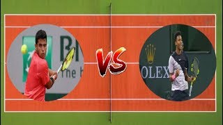 Jaume Munar vs Felix Auger Aliassime  Barletta 2018 [upl. by Moira299]