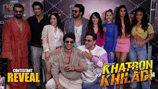 Khatron Ke Khiladi Season 14  Contestant Reveal  Abhishek Kumar Nimrit Sumona Niyati Shalin [upl. by Ierbua33]