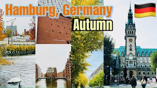 Germany 🇩🇪  Hamburg  Autumn 🍂😍 hamburg germany travelguide [upl. by Vyky]