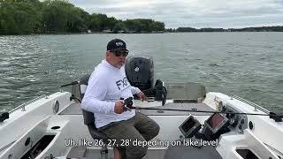 Boat tour of Diamond Lake in Atwater Minnesota Located in Kandiyohi county a 1600 acre lake [upl. by Lempres]