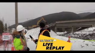 Live replay  Coquihalla rebuild underway [upl. by Clorinda]