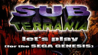 Sub Terrania Full Playthrough Sega Genesis  Lets Play 147  How to Streamline Solar Jetman [upl. by Ayekan]