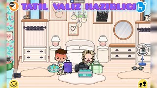 TATİL VALİZ HAZIRLIĞI  1  TOCA LİFE WORLD  KUZİLER OYUNDA  CZERO\PURPLE [upl. by Thamora305]