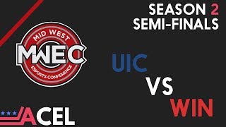 VOD MWEC SEMIFINALS  UIC VS WIN  Game 3 [upl. by Yelsek]