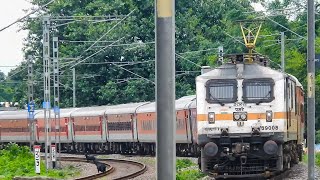 ACCELERATION KING WAP7  aggressively running towards Ambari Falakata with 15959 KAMRUP EXPRESS [upl. by Bilow]