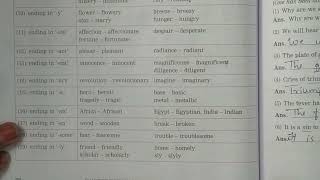 Navneet English HL Grammar  Class 8  Section 2  Vocabulary  Chapter 3  Formation of Adjective [upl. by Otte]