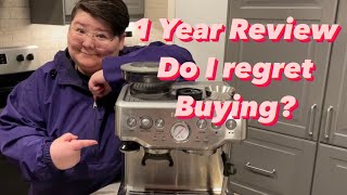 1 Year Review of the Breville Barista Express  My Espresso Workflow [upl. by Allerbag]