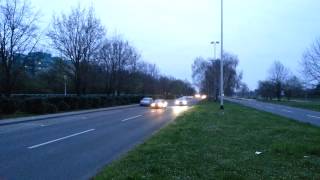 Honda Civic EG K24 vs BMW 330d F30 [upl. by Eivets655]