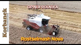 🔴🔴🔴Opinia Rolnika o kombajnie Rostselmash NOVA 330🔴🔴🔴 Korbanek [upl. by Perl592]