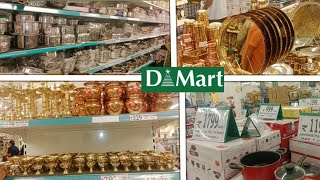 🔥 Dmart latest clearance sale full vedio with latest price 😍brass items and steel items [upl. by Nnawaj983]