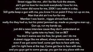 G Herbo  Street LyricsHumble Beast [upl. by Tteltrab907]