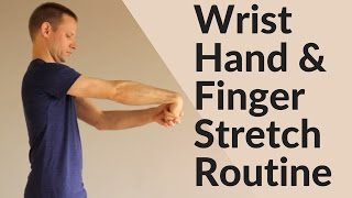 Wrist Hand amp Finger Stretching Routine  Active Isolated Stretching [upl. by Olracnaig]