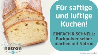 Backen mit Natron  Ein luftiges Kuchenrezept [upl. by Salena34]