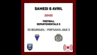 Football  Départementale 2  ES Bourgueil  US Portugaise Joué 2 [upl. by Mcconaghy197]