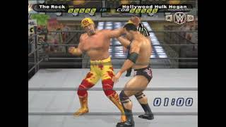 The Rock Jobbing for Hulk Hogan Smackdown Shut Your Mouth Daily Upload ps2classic bestgameplay [upl. by Nosoj910]