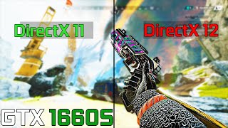 GTX 1660 Super 6GB  Apex Legends  DirectX 11 vs DirectX 12  Benchmark Comparison [upl. by Lenes713]