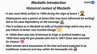 Macbeth Introduction  GCSE English Literature [upl. by Dhaf828]