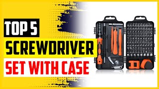 Top 5 Best Screwdriver Set with Case in 2022 – Reviews [upl. by Banyaz]