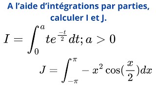 Technique dintégration par partie [upl. by Anomar]