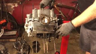 Volkswagen 1600 engine rebuild restoration  VW Engine disassembly  Part 3 [upl. by Hessler839]