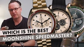 The New Omega Speedmaster Professional Moonshine Gold Watches [upl. by Lebana]