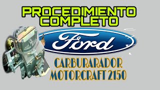 COMO DESARMAR MI CARBURADOR MOTORCFAFT 2 GARGANTAS [upl. by Sirrom]