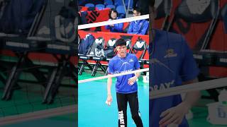 東レ最後の健太郎さん ウォームアップ動画volleyball 髙橋健太郎 vリーグ 東レアローズ [upl. by Cosetta]