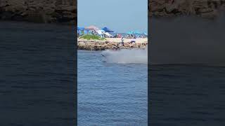 Jet Ski Speeding and Wave Jumping in the Jetty Venice Florida JetSki WaveJumping VeniceFlorida [upl. by Suryc275]