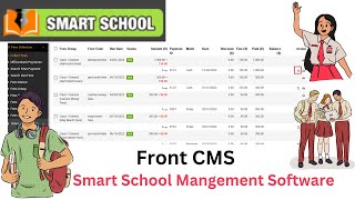 Part 39 Front CMS  Smart School Software 2024  School Management Software Localhost school [upl. by Lehsar]