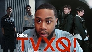 TVXQ JUST ENDED ME Down amp Rebel Reaction [upl. by Aicrag]