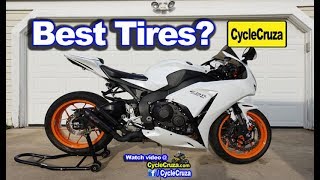 Best Motorcycle Tires CBR1000rr with Pirelli Tires  MotoVlog [upl. by Dukie201]