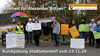 „Freiheit für Alexander Bittner“  Kundgebung Stadtallendorf vom 131124 [upl. by Nyleda515]