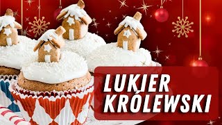 Jak zrobić lukier królewski Idealny LUKIER Do dekorowania pierniczków 😋 ❄️ [upl. by Nuriel]