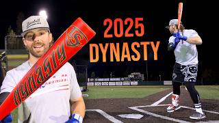 Hitting with the Louisville Slugger Dynasty  2025 BBCOR Baseball Bat Review [upl. by Oidiple212]