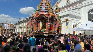 Tamil Mahotsava Chariot Festival in Ealing London [upl. by Airrat]