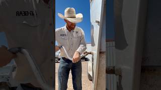 Trailer Hookup Hack ranching lifehacks ranch [upl. by Aihsenor]