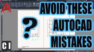 Common AUTOCAD Mistakes to Avoid for Perfect Drawings Every Time [upl. by Scholem438]