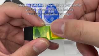 How to install Screen Protectors for Fitbit InspireFitbit Inspire HR [upl. by Bennion]